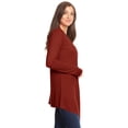 thumbnail image 2 of Women's Solid Casual Basic Comfy Loose Fit Long Sleeve Open Front cardigan, 2 of 4