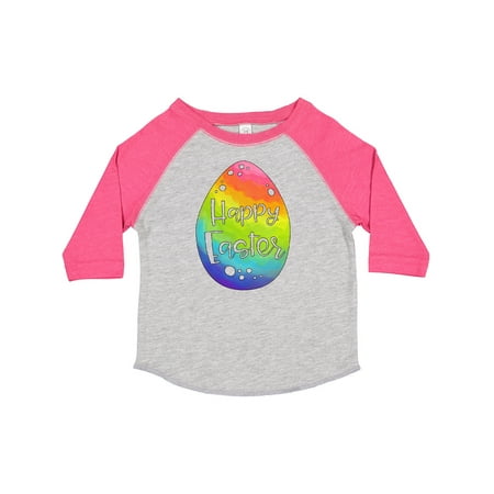

Inktastic Happy Easter Rainbow Easter Egg Gift Toddler Boy or Toddler Girl T-Shirt