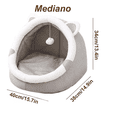 thumbnail image 4 of Casa Para Gatos Con Cama Plegable Y Cojín Suave Para Mascota, 4 of 4