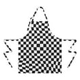 thumbnail image 2 of Black and White Checkered Pattern Apron-Garden Aprons for Women with Pockets-Cotton Linen Waterproof Kitchen Cooking Gardening Aprons Adjustable for Kitchen,Cooking,BBQ and Salon 33x27 Inch, 2 of 7