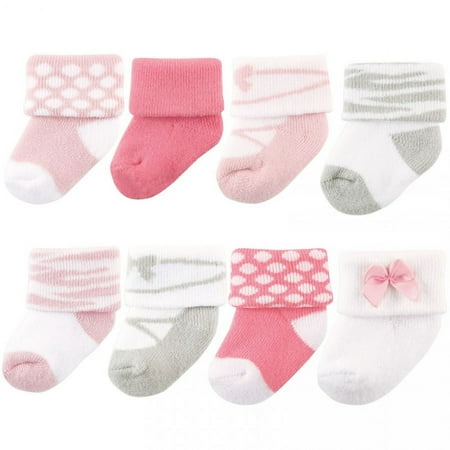 UPC: 0660168280227 | Luvable Friends Baby Girl Newborn and Baby Terry Socks Ballet 0-6 Months