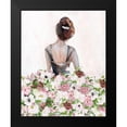 thumbnail image 2 of Tava Studios 20x24 Black Modern Framed Museum Art Print Titled - Floral Contemplation I, 2 of 5