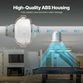 thumbnail image 6 of VEVOR 4 to 4.5 inch Radon Mitigation Fan System, Quiet 380 CFM Radon Mitigation Kit with 2 Couplers, Waterproof Radon Fan Electric Inline Duct Fan Exhaust Fan for Indoor Outdoor Ventilation, 6 of 9