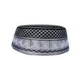 thumbnail image 2 of YAOBAMM Retro Hat Prayer Hat Embroidery Pattern Exquisite Workmanship Flat Top Men Nation Bowler Traditional Hat, 2 of 6