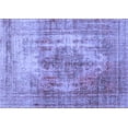 thumbnail image 1 of Ahgly Company Machine Washable Indoor Rectangle Abstract Blue Contemporary Area Rugs, 4' x 6', 1 of 4