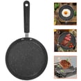 thumbnail image 2 of Nonstick Frying Pan Induction Skillets And Frying Pans Home Cookware Non Stick Pans, Egg Cooking Pan For Kitchen Cooking Black 22cm, 2 of 8