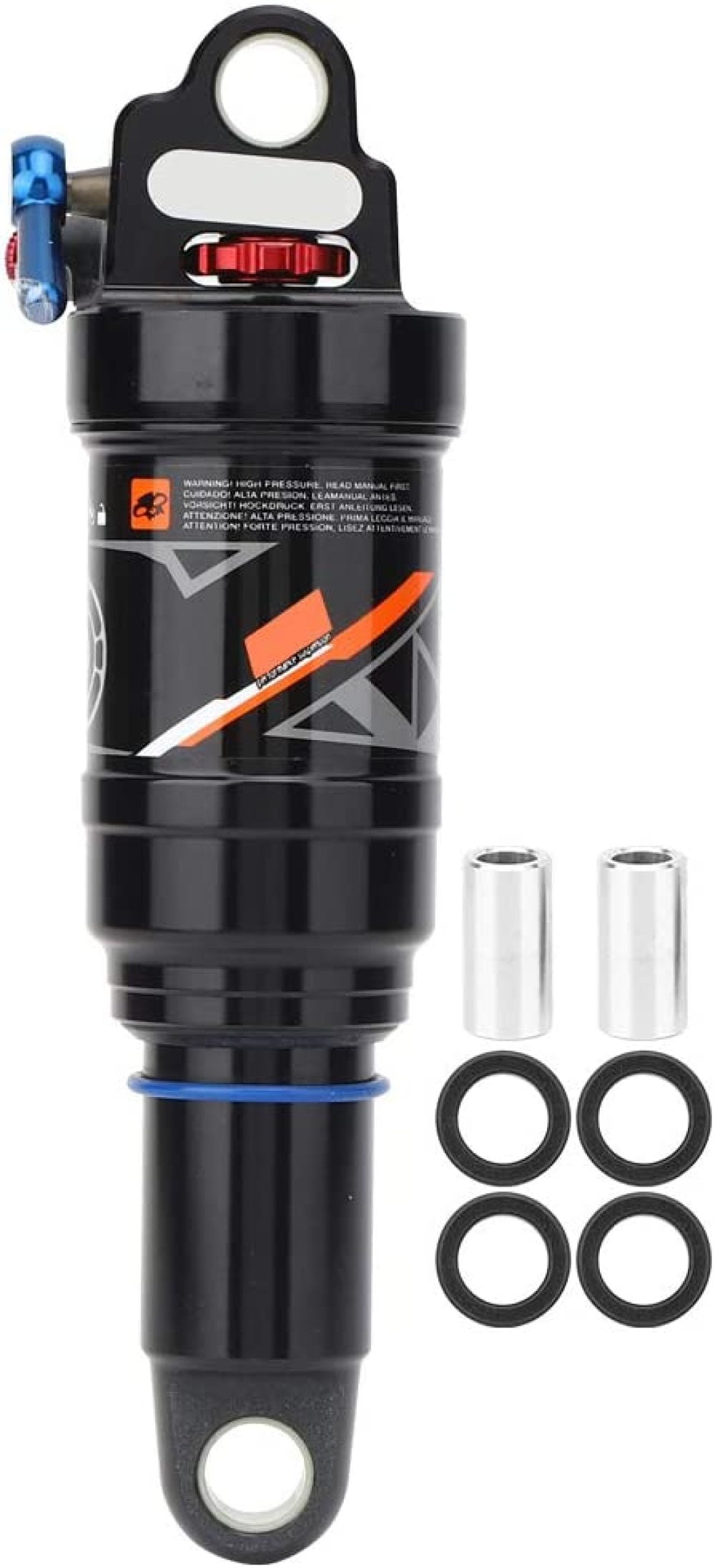 RovKeav Bike Rear Shock，Mountain Bike Air Pressure Shock Absorber MTB