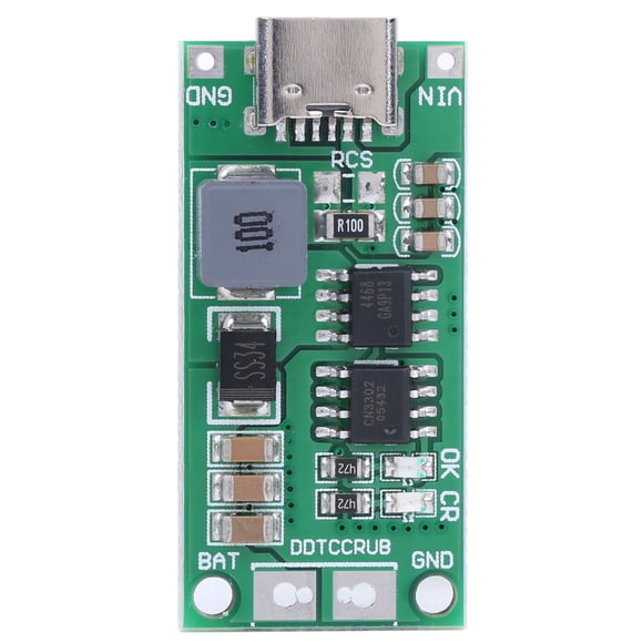 Módulo de carga de batería de iones de litio Step-Up Boost, placa de carga de batería DDTCCRUB 2S1A