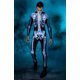thumbnail image 1 of Mono de esqueleto para hombre y mujer, ropa de dormir, mono de Calavera, disfraz de Halloween a juego, pijamas de Halloween familiares luminosos, 1 of 4