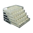 thumbnail image 1 of Yuarrent Vitrina ajustable de la colección de rocas para vitrina de gemas geográficas nacionales de piedras preciosas Almacenamiento y organización del hogar b, 1 of 4