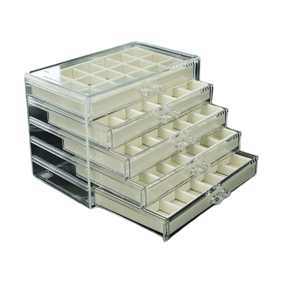 Bewildely Vitrina de gemas para niños Rocas con cristales transparentes Vitrina de gemas Nationals Geographic Almacenamiento y organización del hogar b