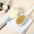 thumbnail image 6 of Unique Bargains 1 Pc Long Handle Bath Brush Back Scrubber for Bath for Shower 4.33"x2.56" White, 6 of 6