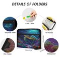 thumbnail image 3 of Organ Folder 14.2 x 0.8 x 10.6 Inches 13 Separate Pockets A4 Size Documents Folder A Sort Storage File Manager For The Home Office Beautiful Colorful Sea Turtle, 3 of 7