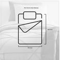 thumbnail image 3 of Dawn 7-Piece College Dorm Bedding Bundle in Blue and Navy, Twin XL Comforter Set, Sheets, Pad, Pillow & Blanket, Classic Blue Solids, 3 of 6