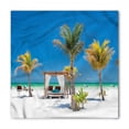 thumbnail image 1 of Tropical Bandana, Ocean Coastline Holiday, Unisex Head and Neck Tie, by Ambesonne, 1 of 2