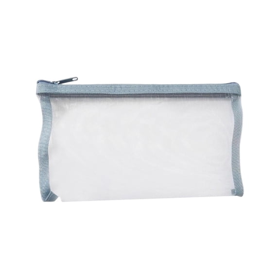 2026 New Pen Pouch Pencil Mesh Clear Pencil Pouch Portable Large Capacity Zipper Pencil Case Travel Makeup Bag, for Travel Office Home Stationery Supplies