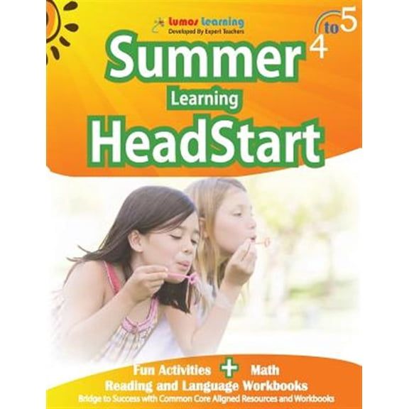 Pre-Owned Summer Learning HeadStart, Grade 4 to 5: Fun Activities Plus Math, Reading, and Language Workbooks: Bridge to Success with Common Core Aligned Resourc (Paperback) 1940484707 9781940484709