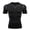 Black, variant on Compression Shirt Men Athletic Compression Tops Cool Dry Workout T Shirt Rash Guard Base Layer Undershirt