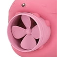 thumbnail image 2 of Kids Bubble Maker Toy Cooling Fan 15 Holes Fish Shaped Electric Bubble Machine for Outdoor Pink, 2 of 4