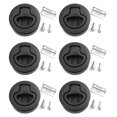 thumbnail image 1 of 6 round zippers, 1/2", for replacing M1-63 RV marine door latches, 1 of 5