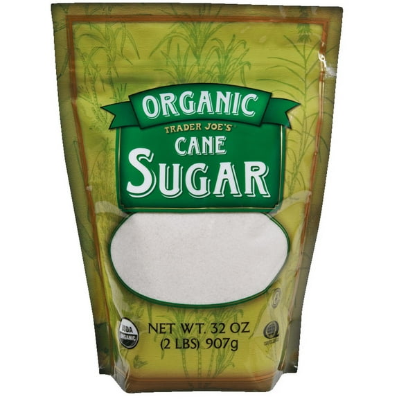 Organic Cane Sugar 2 Lb Pack of 2