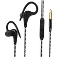 thumbnail image 4 of Auriculares deportivos con cable Yotijar para trotar negro, 4 of 6