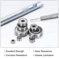 thumbnail image 5 of Uxcell 8pcs R8ZZ Deep Groove Ball Bearings 1/2"x1-1/8"x5/16" Z2 Double Steel Shielded Bearing, 5 of 6