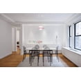 thumbnail image 4 of 2xhome Set of 4 Mid Century Modern Dining Room Side Chairs, Clear Transparent Ghost Accent Armless Lounge Chairs, Smoke, 4 of 8