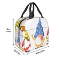 thumbnail image 3 of Disketp Autumn Funny Gnomes for Insulated Lunch Bag for Women and Men, Perfect for Work, Hiking, Picnic, 3 of 8