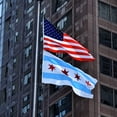 thumbnail image 6 of Chicago Flag 3x5 FT Double Sided Embroidery Star with 2 Brass Grommets - City of Chicago IL Polyester Flags Vivid Color and Canvas Header, 6 of 6