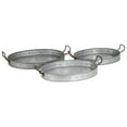 thumbnail image 1 of Aspire Home Accents Devon Galvanized Metal Trays - Set of 3, 1 of 3