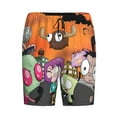 thumbnail image 4 of Dib Invader Zim Gaz Gir Men's Short Pajama Pants Lightweight Daily Lounge Shorts Bottoms Sleepwear Cozy Soft Home Pajama Pants Shorts, 4 of 9