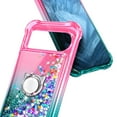 thumbnail image 3 of Nagebee For Google Pixel 9 Phone Case Screen Protector Ring Holder Wrist Strap Lanyard Glitter Liquid Phone Cover, 3 of 6