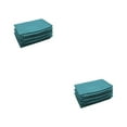thumbnail image 3 of relayinert 3x Blue Plastic Under Bed Storage Convenient Organizer For Clothes Blankets And Duvets Keeping Blue 2Set, 3 of 6