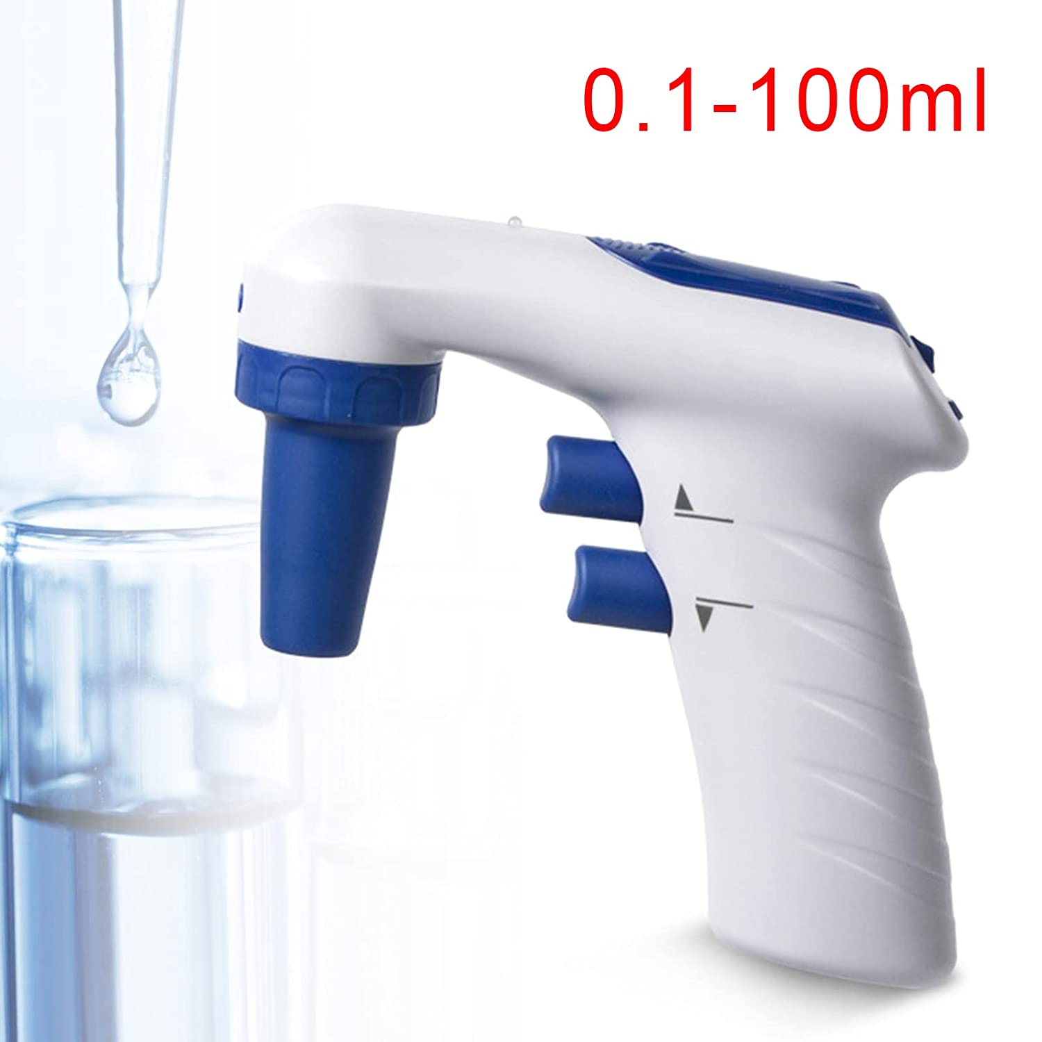 Fichiouy Electric Pipette Controller 0.1100ml Lab Automatic Pipettor Convenient 110V USA