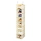 thumbnail image 1 of Organizador de zapatos colgante Berdeng con 8 estantes para armario, color beige, paquete de 1, 1 of 7