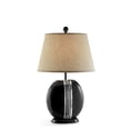 thumbnail image 1 of 28''H Lampe de Table en Obsidienne, 1 of 2
