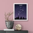 thumbnail image 4 of Designs ByLITA Leo Zodiac Sign Night Sky, 5 x 7 Black Wall Print Inspirational (Framed) | Home and Office Decor | Astrology Star Sign Bedroom Decoration | Perfect Gift, 4 of 4