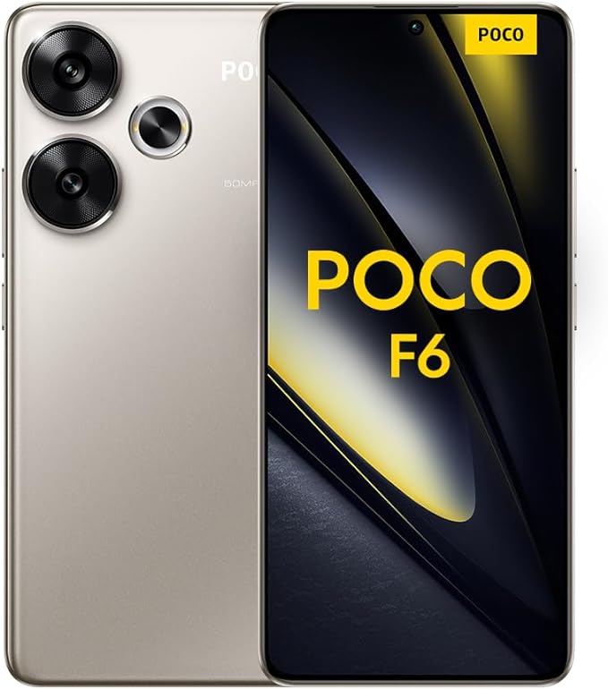 Xiaomi Poco F6 5G 256GB ROM 8GB RAM Dual SIM GSM Unlocked - Titanium