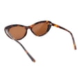 thumbnail image 4 of Womens Classic Iconic Pin Up Girl Cat Eye Sunglasses Tortoise - Brown, 4 of 4