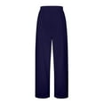 thumbnail image 5 of HXWCHs Boys Pants Comfortable Elastic Waistband Drawstring Loose Fit Jogger Casual Trousers For Kids Teens Active Outdoor Wear Navy 5-6 Years, 5 of 6