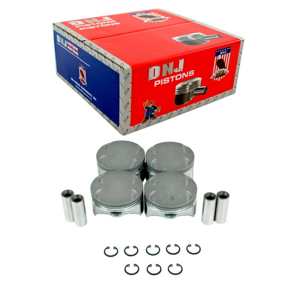 DNJ P345 Pistons Set Fits Cars & Trucks 11-18 Chevrolet 1.8L DOHC