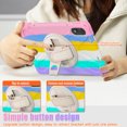 thumbnail image 6 of XYX for Xiaomi Redmi Pad Pro 12.1/Poco Pad 12.1 inch 2024 Tablet Case with Hand Strap, Shoulder Strap, Colourful Pink, 6 of 7