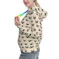 thumbnail image 2 of Daiia Pug Dog Face Pattern Women's Fashion Hoodies & Sweatshirts with Kangaroo Pocket Hooded Sweatshirt with Eye-catching Drawstrings-X-Large, 2 of 7