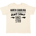 thumbnail image 3 of Inktastic North Carolina Awesome Since 1789 Boys or Girls Toddler T-Shirt, 3 of 5
