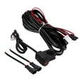 thumbnail image 2 of LOVIVER Motorcycle Two Lights Wiring Harness Easily Install Waterproof Connector 2.2M Cable, 2 of 8