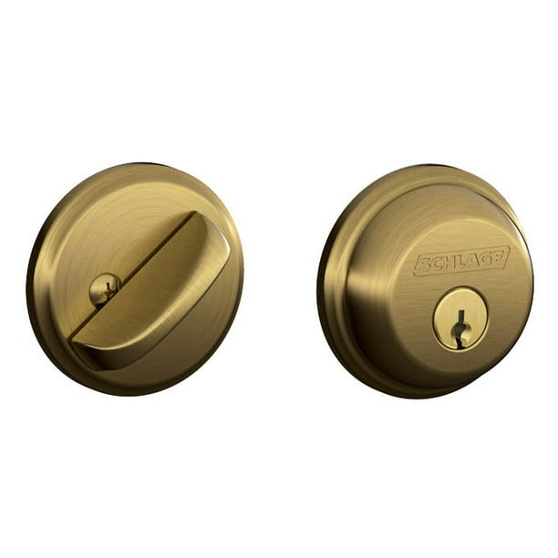 Schlage B60 Single Cylinder Keyed Entry Grade 1 Deadbolt From The B