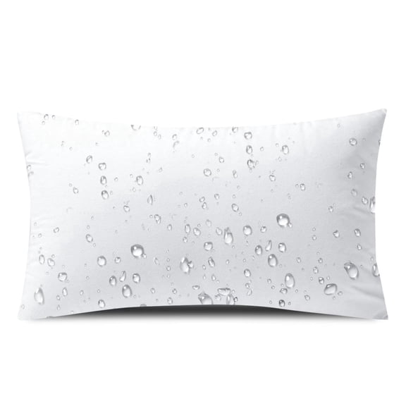 Phantoscope 12x20 Water Resistant Outdoor Pillow Inserts, Rectangular All-Weather Cushion Inserts for Patio, Garden and Outdoor Furniture