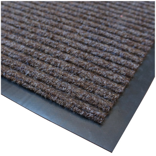 Tapete Entrada Livingreen Tipo Alfombra Café 58x88cm Uso Rudo Antiderrapante