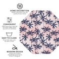 thumbnail image 4 of Disketp Tropics Palm Trees Funny Coasters,4 Pcs Leather Coasters With Holder, Perfect Housewarming Hostess Gifts,Protect Furniture From Water Marks Scratch And Damage, 4 of 9